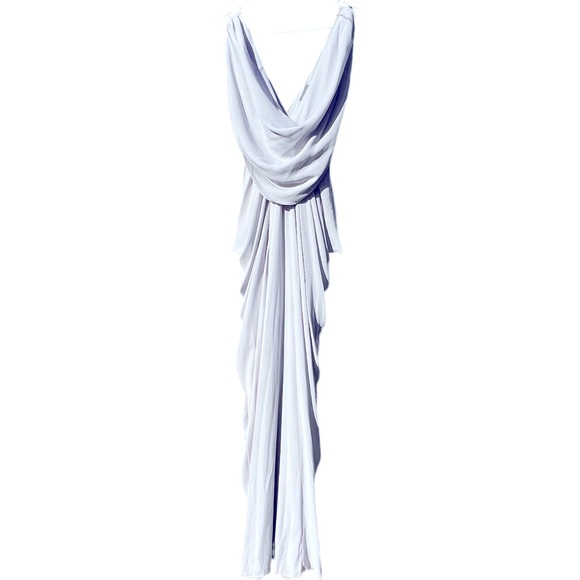 SHEIKE drapery maxi Dress,size 8-soft blue - Picture 2 of 6